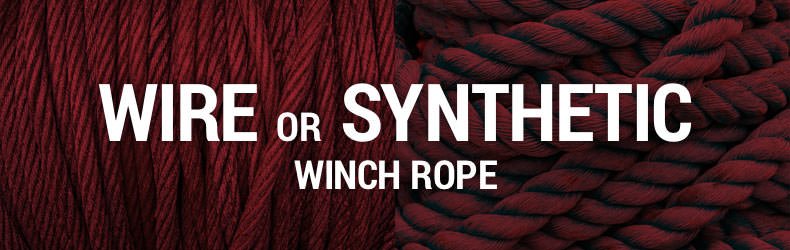 best winch rope wire synthetic