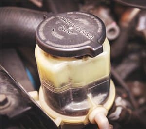 car makes noise when turning check power steering fluid