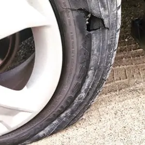 blowout tire