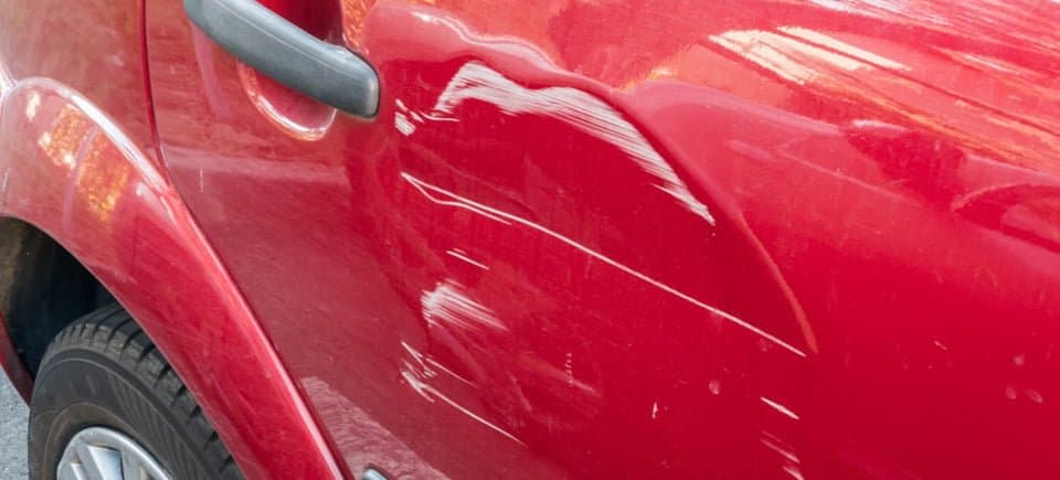 remove paint scuff from car